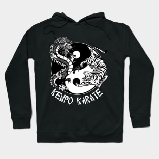 American Kenpo Karate Ying Yang Tiger And Dragon Hoodie